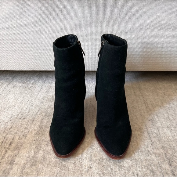 Sam Edelman Blake Black Suede Boots - Picture 2 of 7